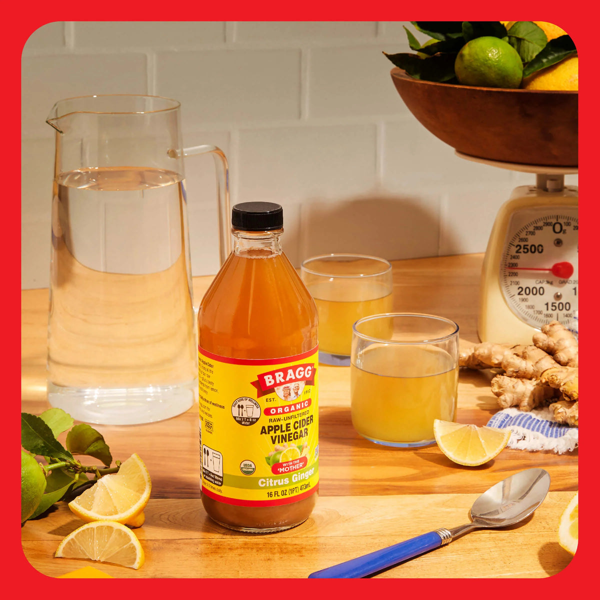 Apple Cider Vinegar Blend, Citrus Ginger