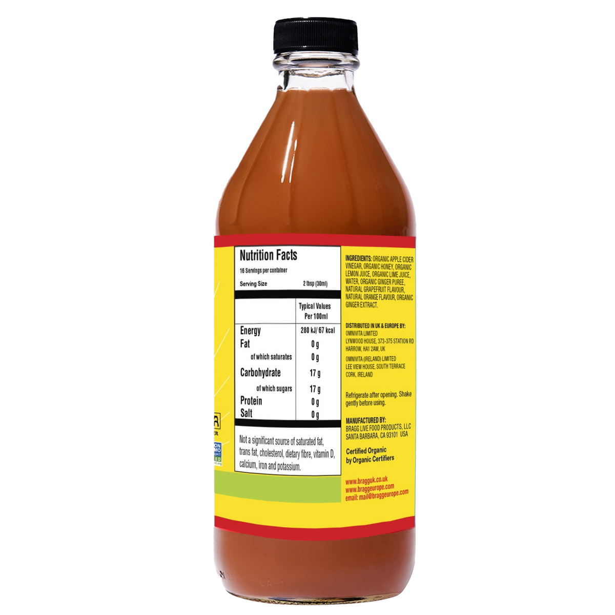 Apple Cider Vinegar Blend, Citrus Ginger
