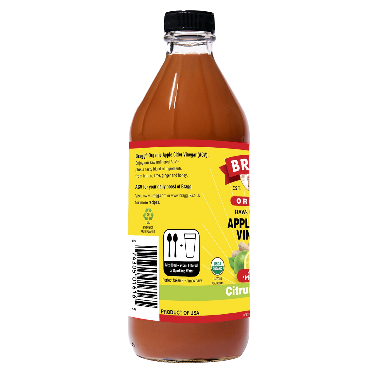 Apple Cider Vinegar Blend, Citrus Ginger